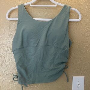 Love Tree Sage Green Crop Top